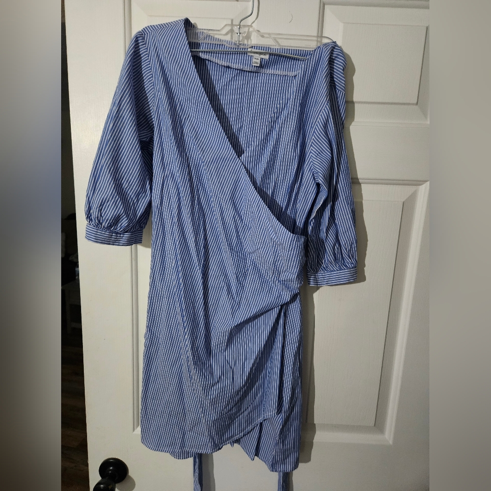 Love Fire Blue And White Dress